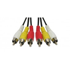 Шнур 3 RCA - 3 RCA 1.2 метра Шнур 3 RCA - 3 RCA 1.2 метра